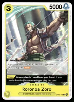 One Piece Promotion Cards #OP10-113 Roronoa Zoro (Judge Pack Vol. 6) - Image 1