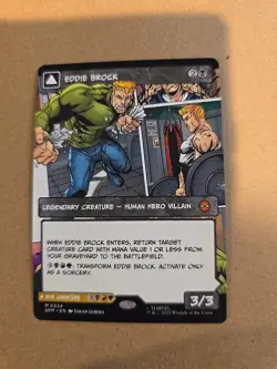 Eddie Brock / Venom, Lethal Protector Borderless Card #0224 MTG Spider-Man - Image 1