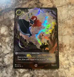 Disney Lorcana Touch the Sky 240/204 Enchanted Foil Merida Cost 2 - Image 1