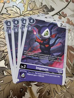 Digimon Card Game Playset Impmon EX10-037 U Sinister Order - Image 1