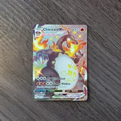 Shiny Charizard VMAX SV107/SV122 Shining Fates Pokemon Card - NM - Image 1