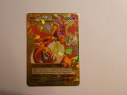 Pokemon Charizard shiny VMAX - HP500 Gold Metal Card Collectible - Image 1
