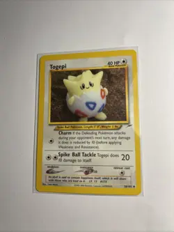 Pokemon TCG Togepi 56/105 Neo Destiny Unlimited Uncommon Vintage 1999 MINT - Image 1