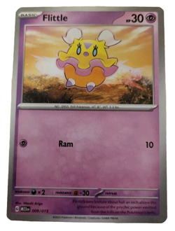 Pokemon TCG Flittle 009/015 Non Holo Match Battle McDonalds 2023 Card (V - Image 1