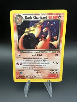 Dark Charizard 4/82 Holo Rare Team Rocket Pokemon Card WOTC NM Condition - Image 1
