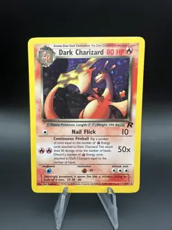 Dark Charizard 4/82 Holo Rare Team Rocket Pokemon Card WOTC NM Condition - Image 3