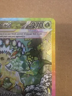 Pokemon TCG SV-Prismatic Evolutions Leafeon EX Card #144/131 - Image 2