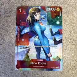 Bandai One Piece Card Game Nico Robin OP05-010 Uncommon Foil English 2023 - Image 1