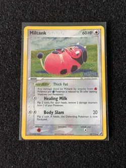 Miltank 42/115 STAMPED REVERSE HOLO EX Unseen Forces Vintage Pokemon Card - Image 1