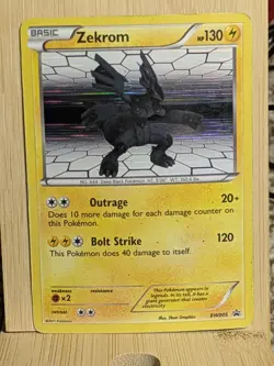 🚨 Zekrom BW005 Black & White Holo 2011 Black Star Promo Vintage Pokemon Card 🚨 - Image 1