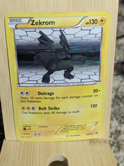 🚨 Zekrom BW005 Black & White Holo 2011 Black Star Promo Vintage Pokemon Card 🚨 - Image 2