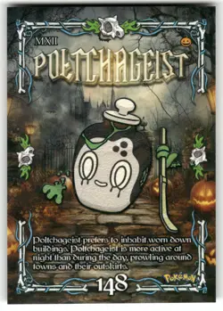Poltchageist #148- Cracked Ice Holo - Prisma Trick or Treat Cards - Pokemon - Image 1