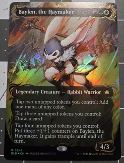Baylen the Haymaker Raised FOIL MTG Bloomburrow Magic The Gathering - Image 4