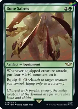 Bone Sabres (Surge Foil) - 88 - MP - Universes Beyond: Warhammer 40,000 - Image 1