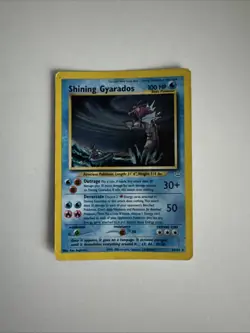 Pokemon TCG Shining Gyarados Holo Card Neo Revelation 65/64 - Image 1