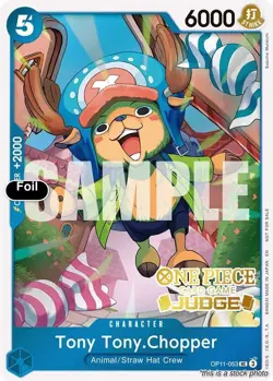 Tony Tony.Chopper (Judge Pack Vol. 7) [OP-PR - OP11-053] - NM [Foil] TCG One ... - Image 1