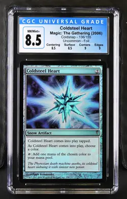 COLDSTEEL HEART Coldsnap Foil CGC 8.5 Q++ MTG [Nostalgium] - Image 1