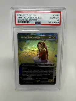 2025 MTG Final Fantasy Aerith, Last Ancient PSA 10 Chocobo Tracks - Image 1