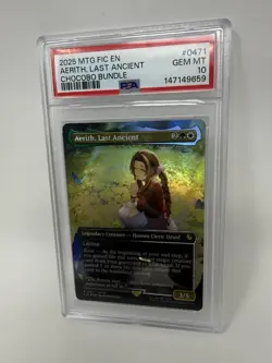 2025 MTG Final Fantasy Aerith, Last Ancient PSA 10 Chocobo Tracks - Image 3