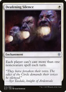 MTG Deafening Silence - 10 / English / Near Mint - Image 1