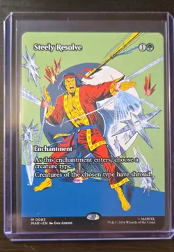 Steely Resolve (Borderless) Marvel Universe Eternal-Legal Regular - Image 1