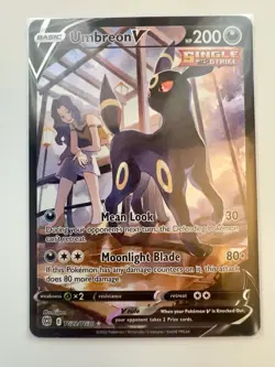 Umbreon V TG22/TG30 Brilliant Stars Trainer Gallery Pokemon TCG Full Art NM - Image 1