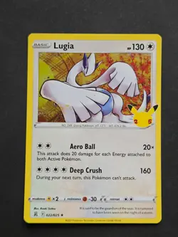 Lugia 022/025 Rare Celebrations Pokemon Holo Lightly Played - Image 1