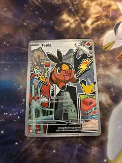 Tepig 050 Me: Mega Evolution Promo Holo Pokemon First Partner Series 2 Card NM - Image 1