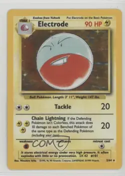 Electrode Holo Missing Set Symbol Pokemon Jungle #2 1999 - Image 1