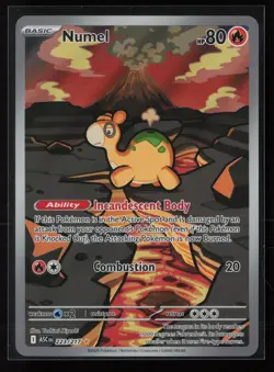 Numel 223/217 Illustration Rare Ascended Heroes Pokemon Holo - Image 1