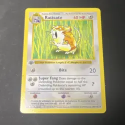 Pokemon TCG Raticate 40/102 Base Set Uncommon Regular EN 60HP 1999 - Image 1