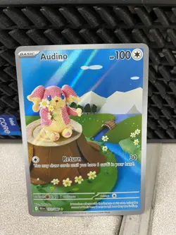 Pokemon TCG: Audino 151/086 - Black Bolt - Illustration Rare - Full Art - Image 1