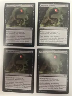 MTG Withering Torment X4 Magic The Gathering Duskmourn: House of Horror 0124 - Image 1