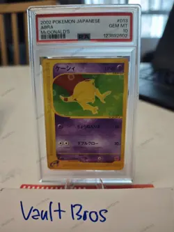 Abra Pokemon 2002 E-Series McDonald's Promo Japanese 013/018 PSA 10 - Image 1