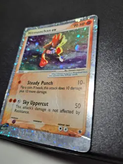 Hitmonchan ex 98/109 Ruby and Sapphire Rare Holo - DMG Crease - Pokemon TCG - Image 5