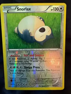 POKEMON Snorlax - 58/83 - Rare - Reverse Holo Pokemon Gens NM/LP - Image 1