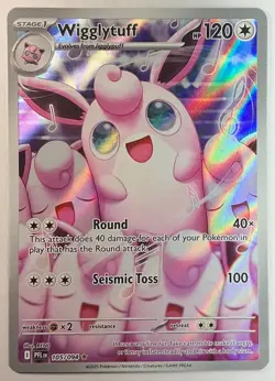 Pokemon Wigglytuff 105/094 IR - Phantasmal Flames NM - Image 1
