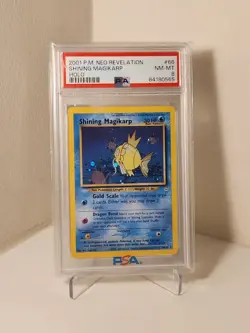 2001 Pokemon Neo Revelation #66 SHINING MAGIKARP HOLO Secret Rare PSA 8 - Image 1