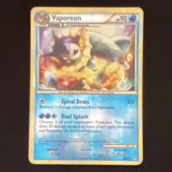 Pokemon TCG Vaporeon 52/95 Call of Legends Reverse Holo 2011 Near Mint - Image 1