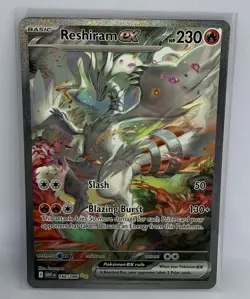 Reshiram ex 166/086 Sv: White Flare SIR Full Art Holo Eng 230HP - Image 1