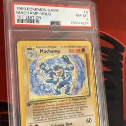 Machamp #8 Holo PSA 8 1st Edition 8/102 1999 Pokemon TCG Base Set - Image 5