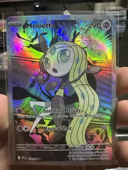 Meloetta EX SAR Full Art | Comic Style Pokemon Fan Art Non Tcg - Image 2