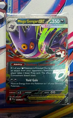 Mega Gengar ex 056/094 | PRIZE PACK SERIES 9 | Play Stamp Promo - Image 1