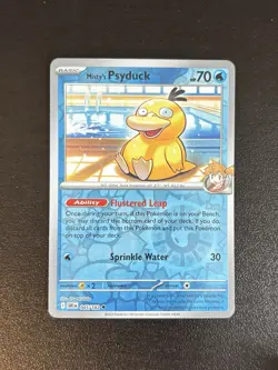 Misty's Psyduck 045/182 Destined Rivals Pokemon Uncommon Reverse Holo NM - Image 1