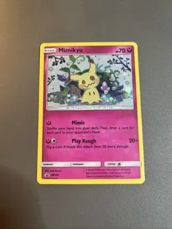 Mimikyu Pokemon TCG Sun and Moon Black Star Promo SM163 2019 - Image 1