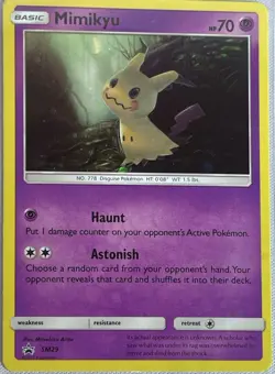 Mimikyu - SM29 - SM Promos (SMP) Pokemon TCG LP - Image 1