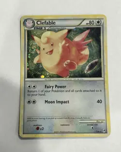 Clefable 1/95 Call of Legends Reverse Holo Pokemon TCG Moderately Played - Image 1