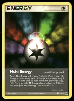 Multi Energy 96/110 Rare Holon Phantoms Pokemon LP - Image 1