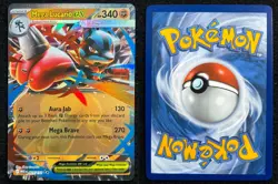 Mega Lucario ex 077/132 Mega Evolution Pokemon Double Rare NM - Image 1