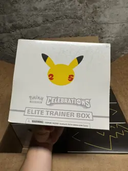 Pokemon TCG: 25th Anniversary Celebrations Elite Trainer Box (2021) Sealed New 820650809439 - Image 1